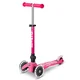 Micro - Mini Deluxe zložljiv skiro z LED kolesi, Pink