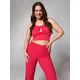 Sinsay - Crop top na vezivanje - fuksija