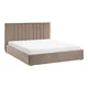 Postelja Berwyn 3198 (Taupe) Zakonske, Temno siva, 160x200, Blago, Posteljno dnoPosteljno dno, 178x215x103cm