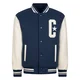 CONVERSE Prehodna jakna VARSITY kremna/mornarska