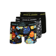 JACKJONES Moško perilo 12185485 BLACK/BLACK - BLAZING YELLOW XXL / INTL ČRNA