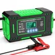 12V pametni LCD mikroprocesorski polnilec akumulatorjev 6A 100Ah - DEXXER