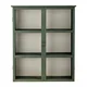 Siva stenska vitrina iz masivne jelke 85x100x25 cm Tone – Bloomingville
