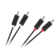 Avdio/video kabel 2RCA-2RCA 1m Cabletech standard