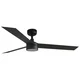 FARO 34291WT1S- LED prigušiva stropni ventilator CRUISER L 18W/230V CCT prečnik 132 cm crna WT + DO