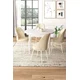 Hanah Home Set Trpezarijski sto i 4 stolice, Bež-beli