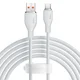 BASEUS Kabel USB-A – USB-C Pudding 100 W, 1,2 m – bel