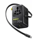 70W Potovalni adapter Baseus EnerCore CG11 (E0307E00) EU/UK/US/AU, 2x AC, 2x USB-A, USB-C z izvlečnim USB-C kablom - black