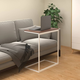 Den Stranska mizica bela 55x35x66 cm konstruiran les