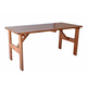 Rojaplast stol Viking, lakirana, 180 cm, smeđa