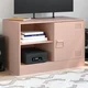 TV ormarić ružičasti 67 x 39 x 44 cm čelični