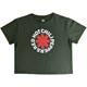 Red Hot Chili Peppers Majica Classic Asterisk Ladies Green S