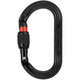 vponka z matico Petzl Oxan Screw-Lock Black Carabiner