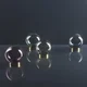 AYTM Vaza Globe, O 17 cm, roza/zlata, steklo, nerjaveče jeklo - Dizajn - roza, zlato