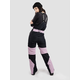 CLWR Gritty ženske smučarske/snowboard hlače z naramnicami light purple