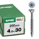 SPAX vijak z ugr.gl. 4.5 x 30 DN, torx 20 Wirox s certifikatom,majhno pak.