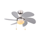 ZEVENTI - Plafonski ventilator FAMARA 1xE14/60W/230V siva