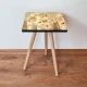 Hanah Home Klub sto Shp309, 35x42x35 cm, Bež
