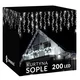 Springos novoletna zavesa CL0200 (200 LED, 6500K, 8 funkcij), 8+2,5m