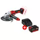 Einhell Aku. Ugaona brusilica TE-AG 18/150 Li BL i Power-X-Change 18V 4,0 Ah Starter-Kit