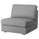 KIVIK Sofa ležaj, 1-sed, Tibbleby bež/siva