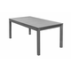 Vrtna miza Turin iz aluminija - barva: sivi aluminij, dolžina: 2400/1800 mm, širina: 900 mm, 760 mm