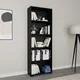 Hanah Home Polica za knjige Lucas 1600-113, 64x182x25 cm, Crna