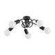 Plafonski luster FARTA 5xE27/60W/230V crna