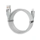 DUDAO Self Organizing magnetno kabel USB/Lightning 5A 1m, siva