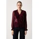 Morgan Bluza 252-CATHY Bordo rdeča Regular Fit