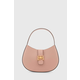 Kožna torba Elisabetta Franchi boja: ružičasta