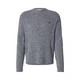 Calvin Klein Jeans Pulover temno siva / bela