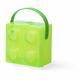 LEGO škatla z ročajem - prosojno zelena