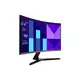 Samsung Gaming monitor LS27D390GAUXEN, Zakrivljeni, 27”, 1920x1080, FHD, 100 Hz, Crni