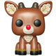 Vinilna figurica Funko POP! Movies Rudolph the Red-Nosed Reindeer - Rudolph (Sitting) #1858 - 60. obletnica