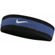 Znojnik za glavu Nike Swoosh Headband - black/star blue/white