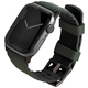 UNIQ strap Linus Apple Watch Series 4/5/6/7/8 / SE / SE2 / Ultra 42/44 / 45mm. Airosoft Siliconemoss green (UNIQ-45MM-LINUSGRN)