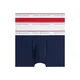 TOMMY HILFIGER Boksarice mornarska / rdeča / bela