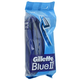 Gillette Blue II brivniki za enkratno uporabo 10 ks (Lubrastrip One Use Shave Razors) 10 pcs