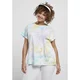 Womens T-shirt Tie Dye Boyfriend Tee pastel