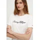 TOMMY HILFIGER Majica črna / bela