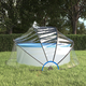 vidaXL Kupola za bazen okrogla 315x158 cm PVC