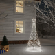 shumee Božično drevo s konico 200 hladno belih LED diod 180 cm