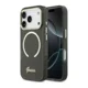 Maska Guess IML Script Metal MagSafe za iPhone 17 Pro crna