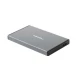 Natec Rhino go HDD/SSD external enclosure 2.5 aluminium, grey ( NKZ-1281 )