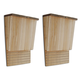 vidaXL Hišica za netopirje 22 x 12 x 34 cm set 2