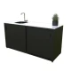 Element s koritom za modularno letno kuhinjo (180x63x92 cm, nerjaveče jeklo, antracit)