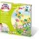 Rayher. FIMO Kids set metulj, 4x42g, modelirka, navodila, scena