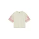 WE Fashion Majica pastelno rumena/svetlo roza