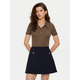Tommy Hilfiger Polo majica WW0WW44446 Rjava Slim Fit